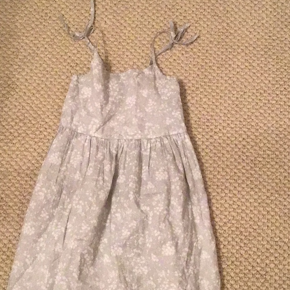 GapKids gray and white dress.